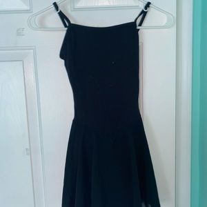 Black mirella leotard with skirt attached